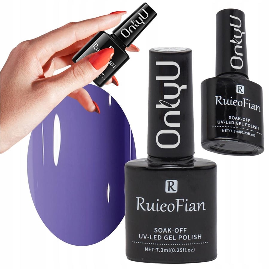 

FAIRYTALE VIOLET HYBRID NAIL POLISH WITH UV GLOSS OnlyU/L058