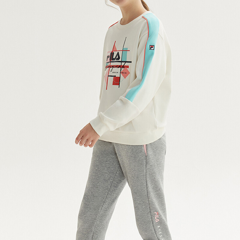 Детская толстовка Fila Kids, белый — фото 4