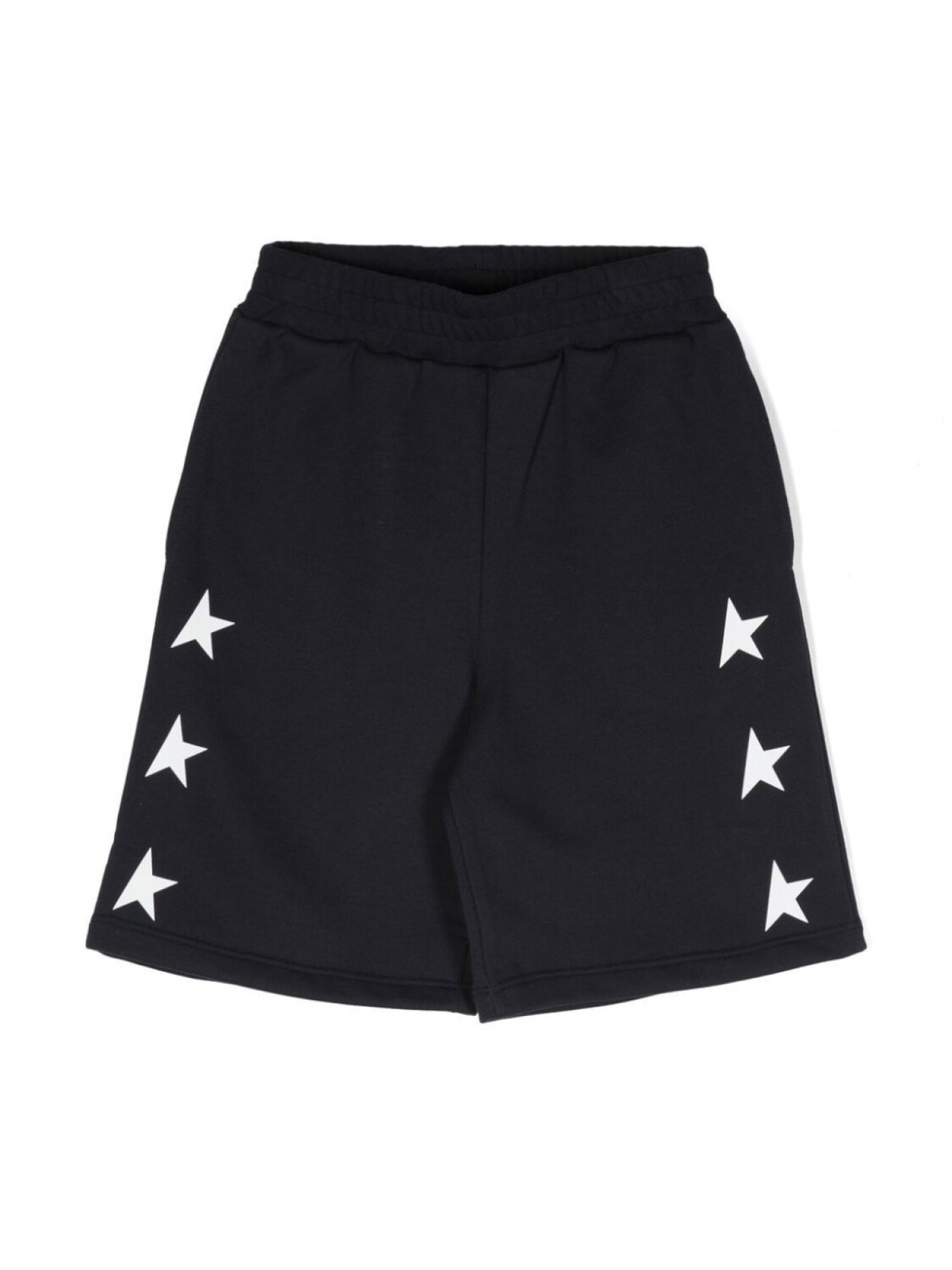 

Golden Goose Kids широкие шорты Black Star Collection, синий