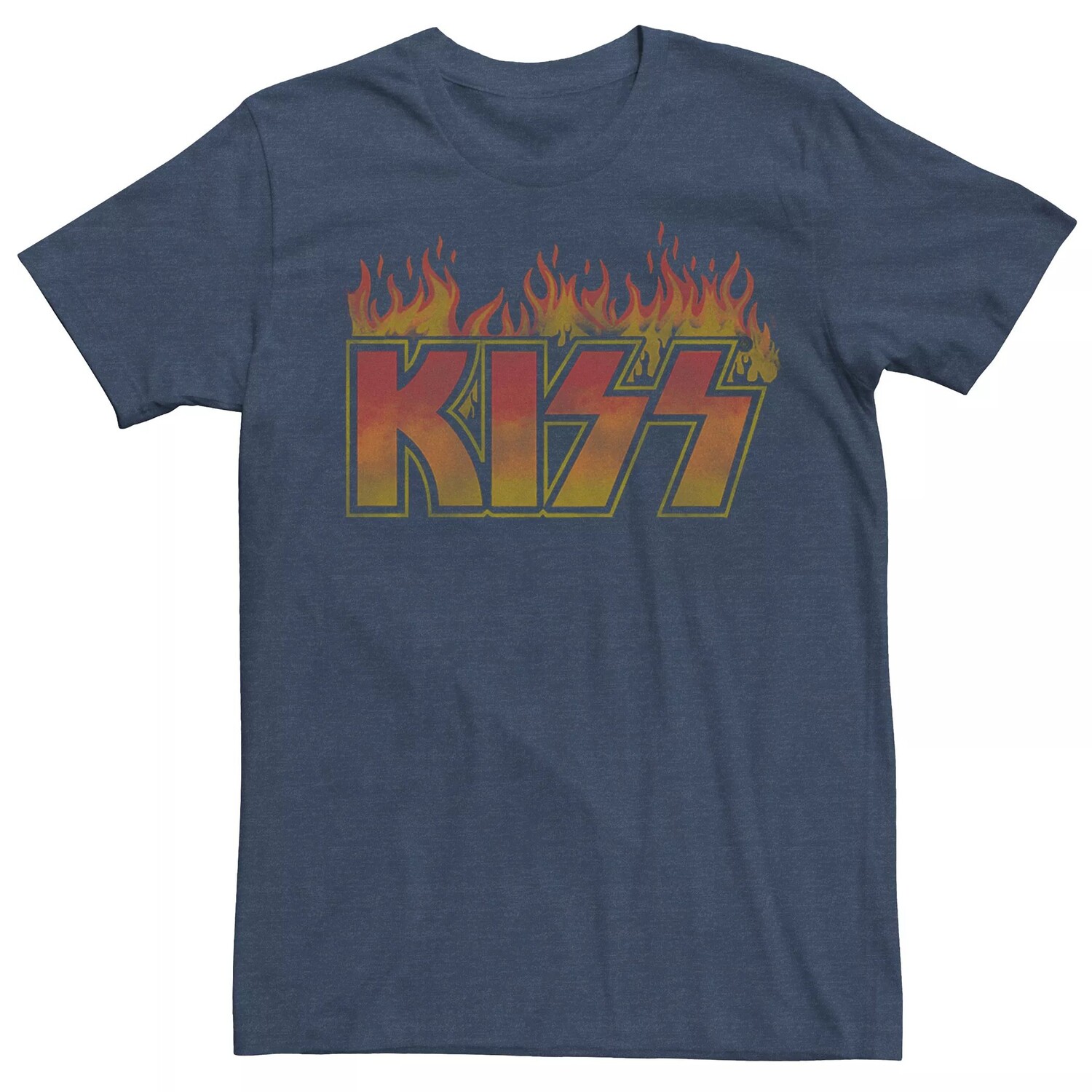 

Мужская футболка с логотипом KISS Fire