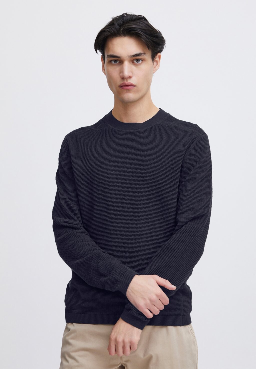 

Свитер Cfkarl Waffle Crew Neck Casual Friday, цвет dark navy