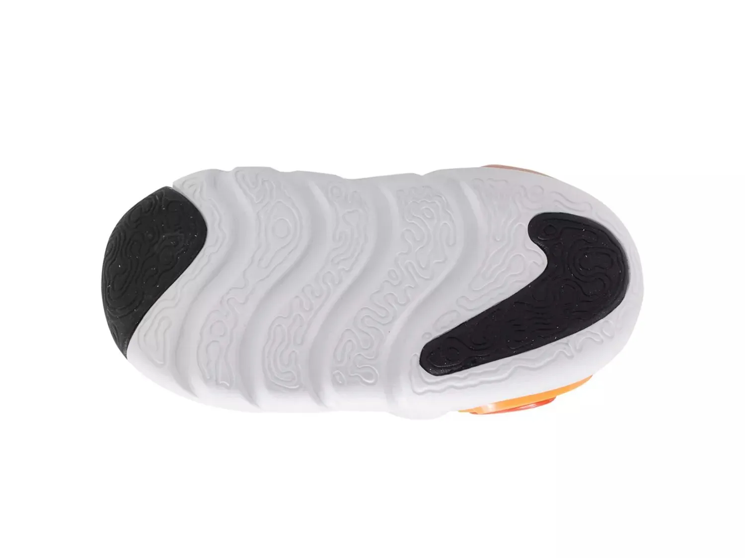 Кроссовки Nike Dynamo 2 — детские, белые/оранжевые — фото 3