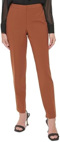 

Женские зауженные брюки Calvin Klein Highline со средней посадкой, Tortoise