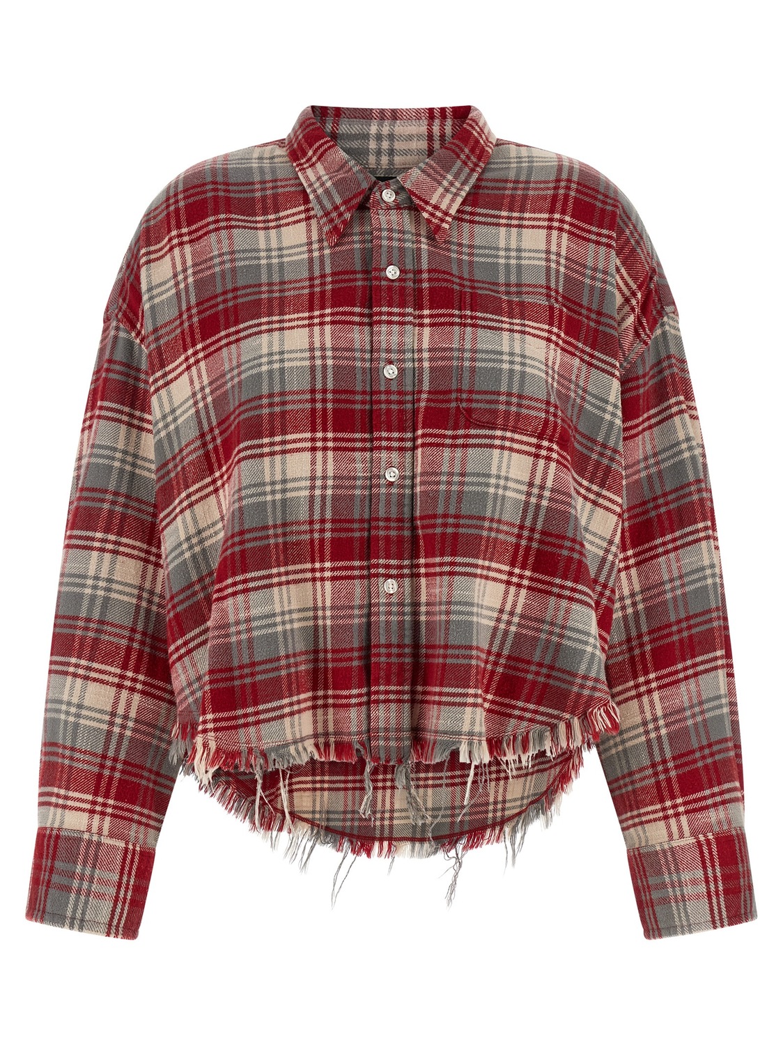 

Рубашка с бахромой R13, красный