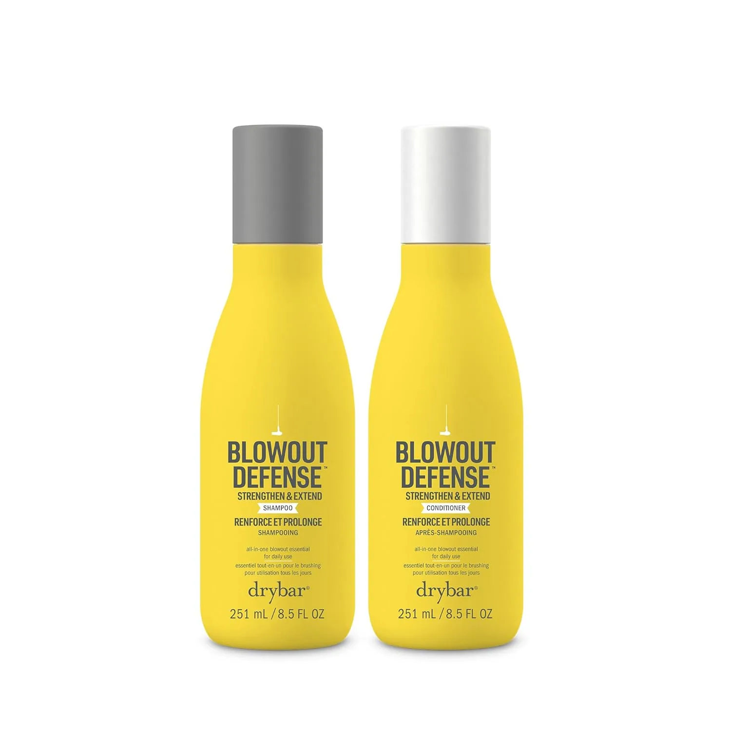 Кондиционер Drybar Blowout Defense Strengthen & Extend, легкая текстура, увлажняет, распутывает, уменьшает ломкость, не накапливается на волосах, обеспечивает длительную укладку.