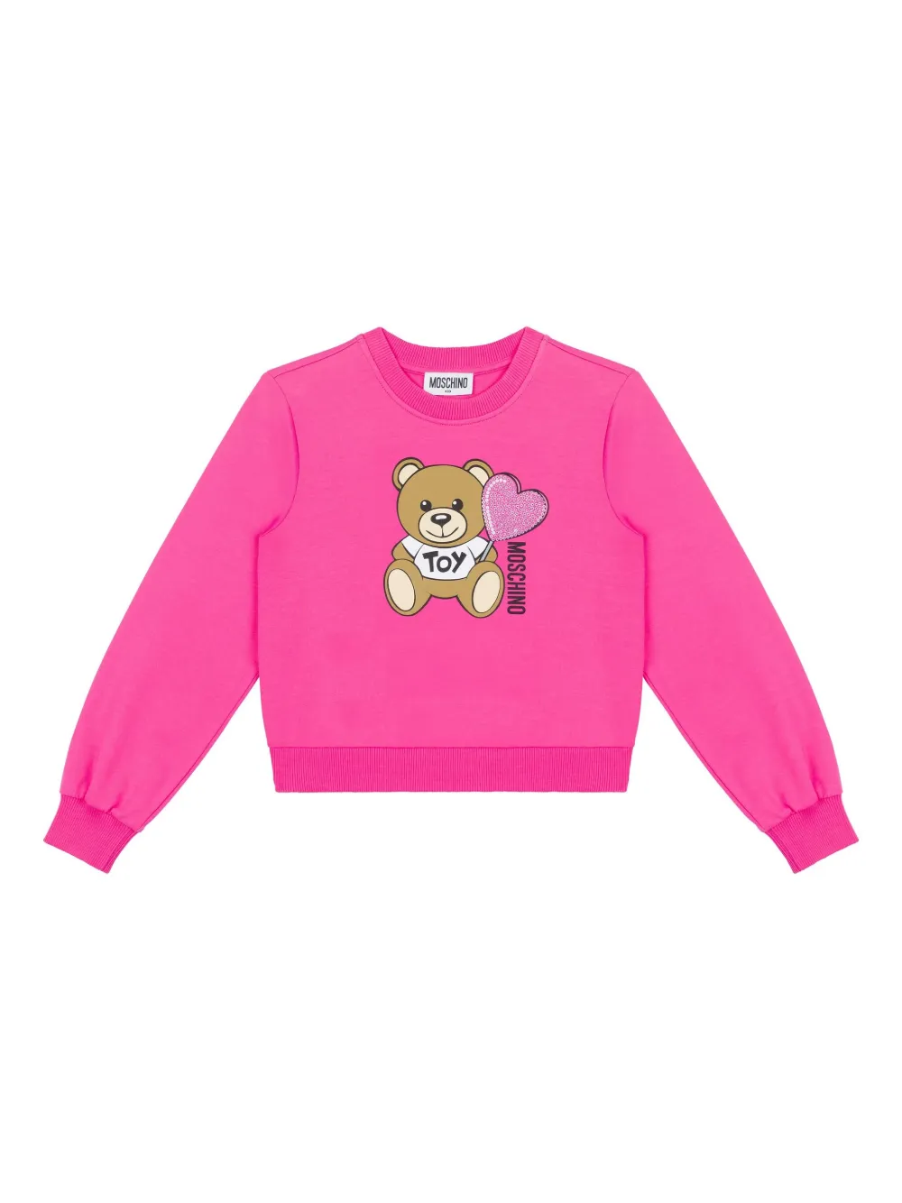 

Толстовка с принтом Teddy Bear Moschino Kids, розовый