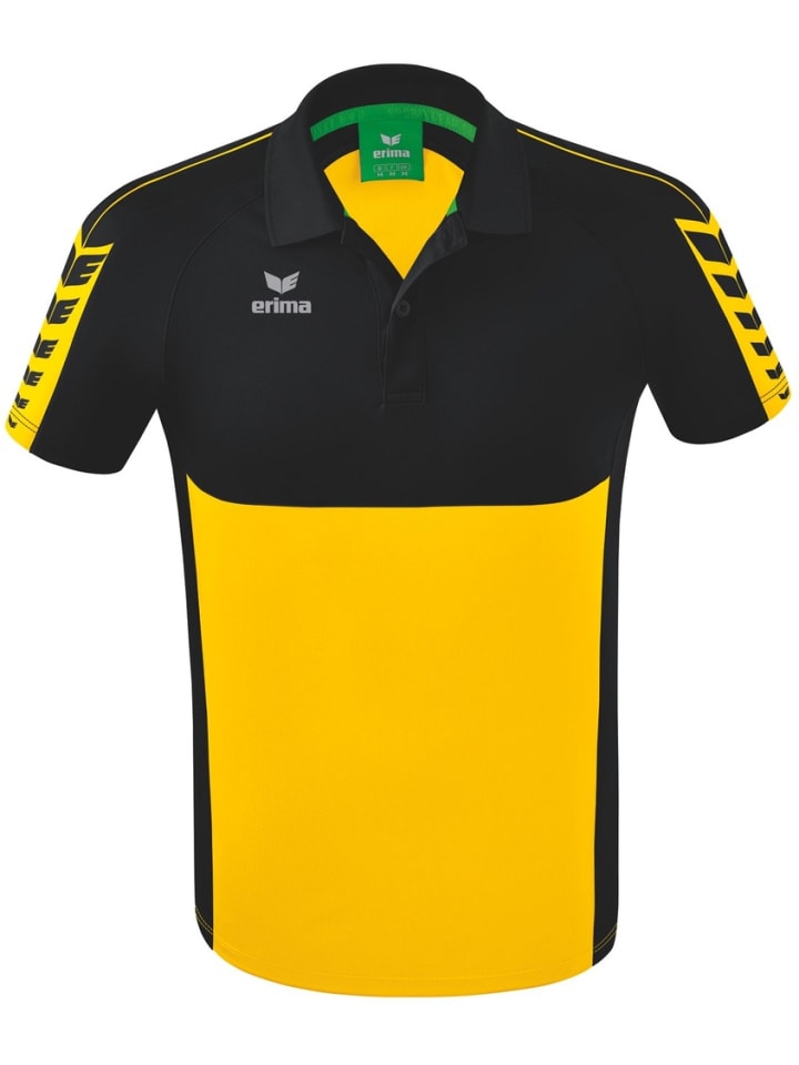 

Футболка поло Six Wings Poloshirt erima, желтый
