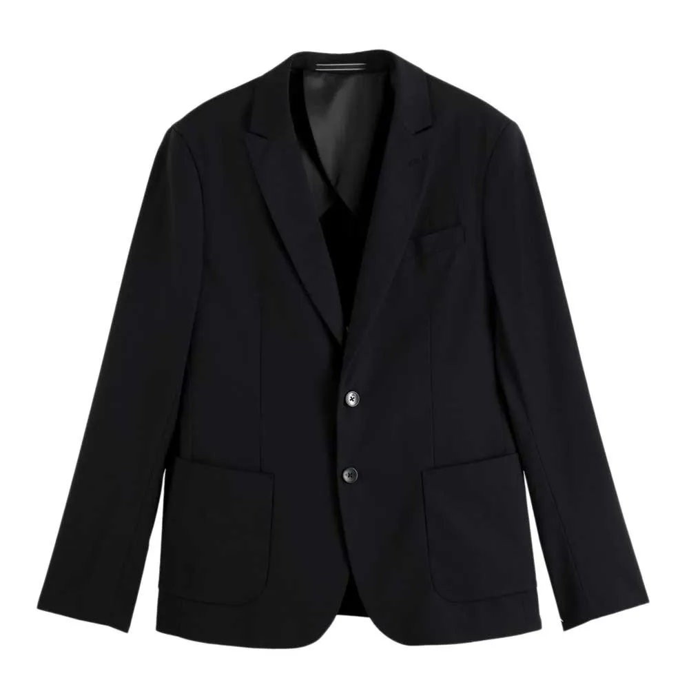 

Блейзер Scotch & Soda Core Unconstructed Peak Lapel, черный