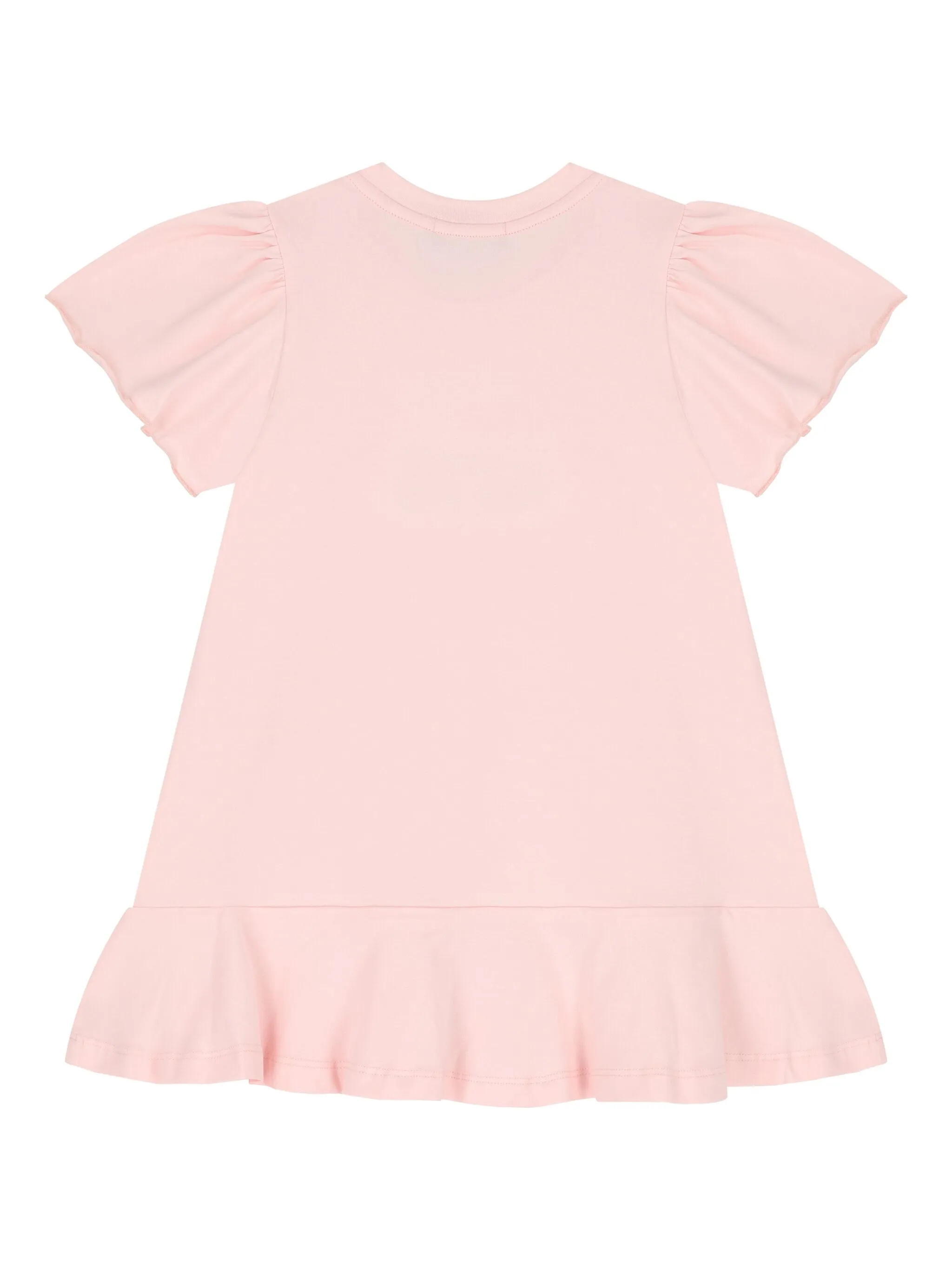 Расклешенное платье с принтом Aigner Kids, розовый — фото 2