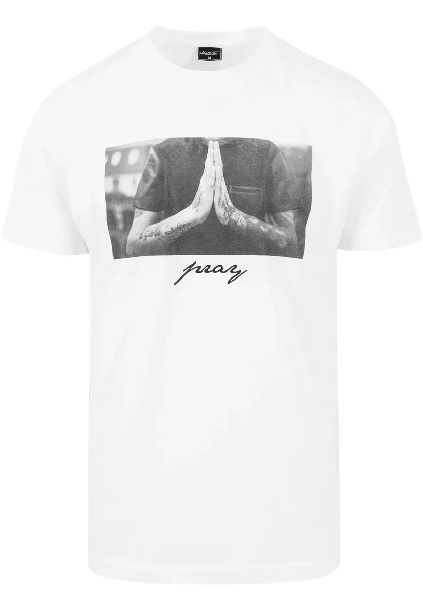 

Футболка Mister Tee "Мужская футболка Mister Tee Pray Tee" Mistertee, белый