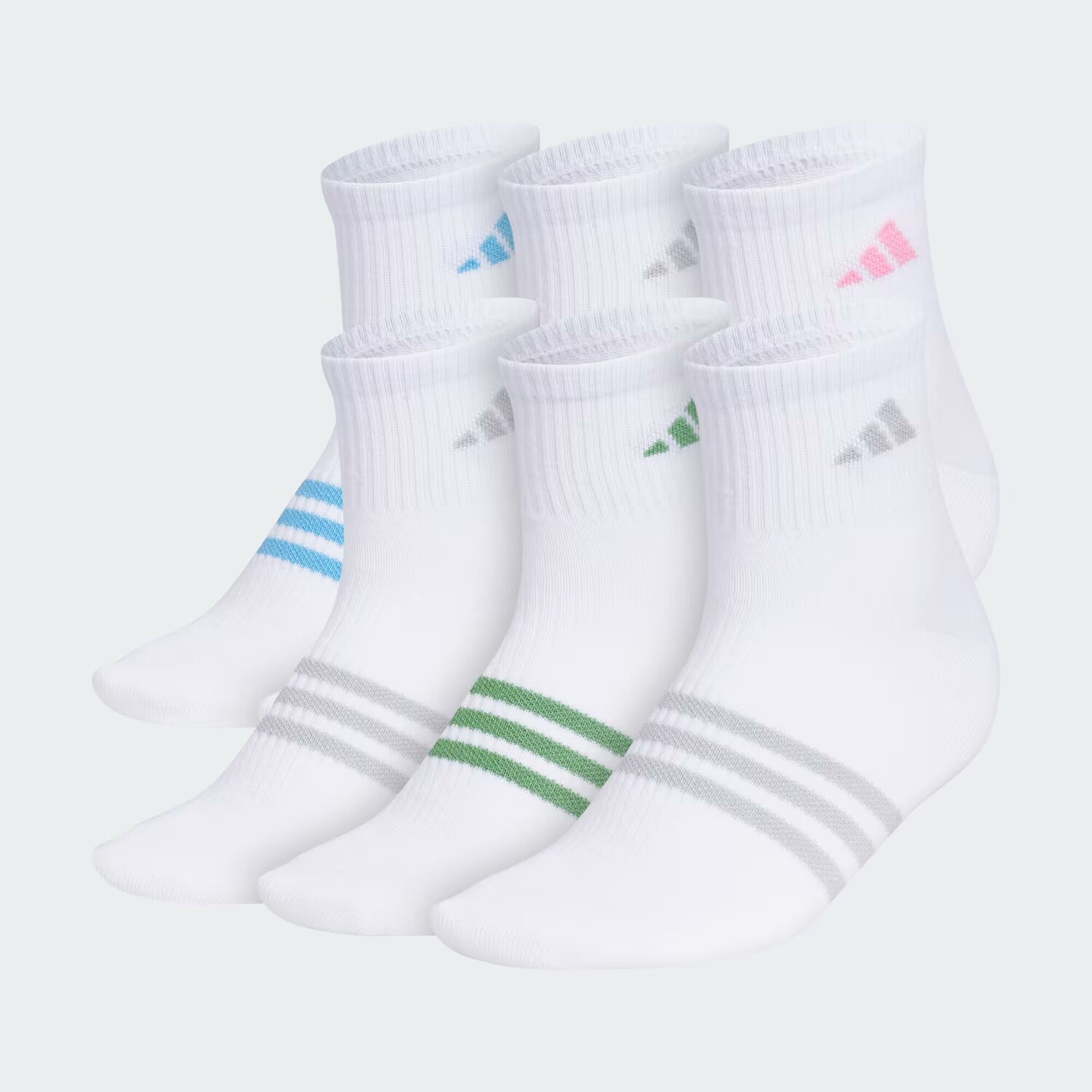 

Набор из 6 пар носков Superlite 3.0 Adidas, цвет White/Blue Burst/Clear Onix