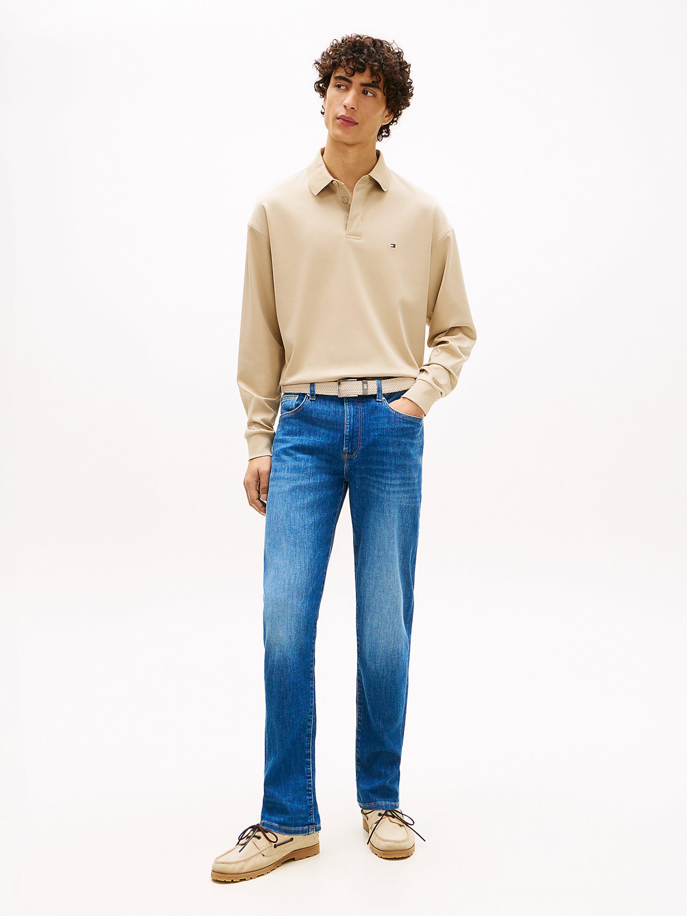 TOMMY HILFIGER Джинсы Slim fit в синем дениме — фото 3