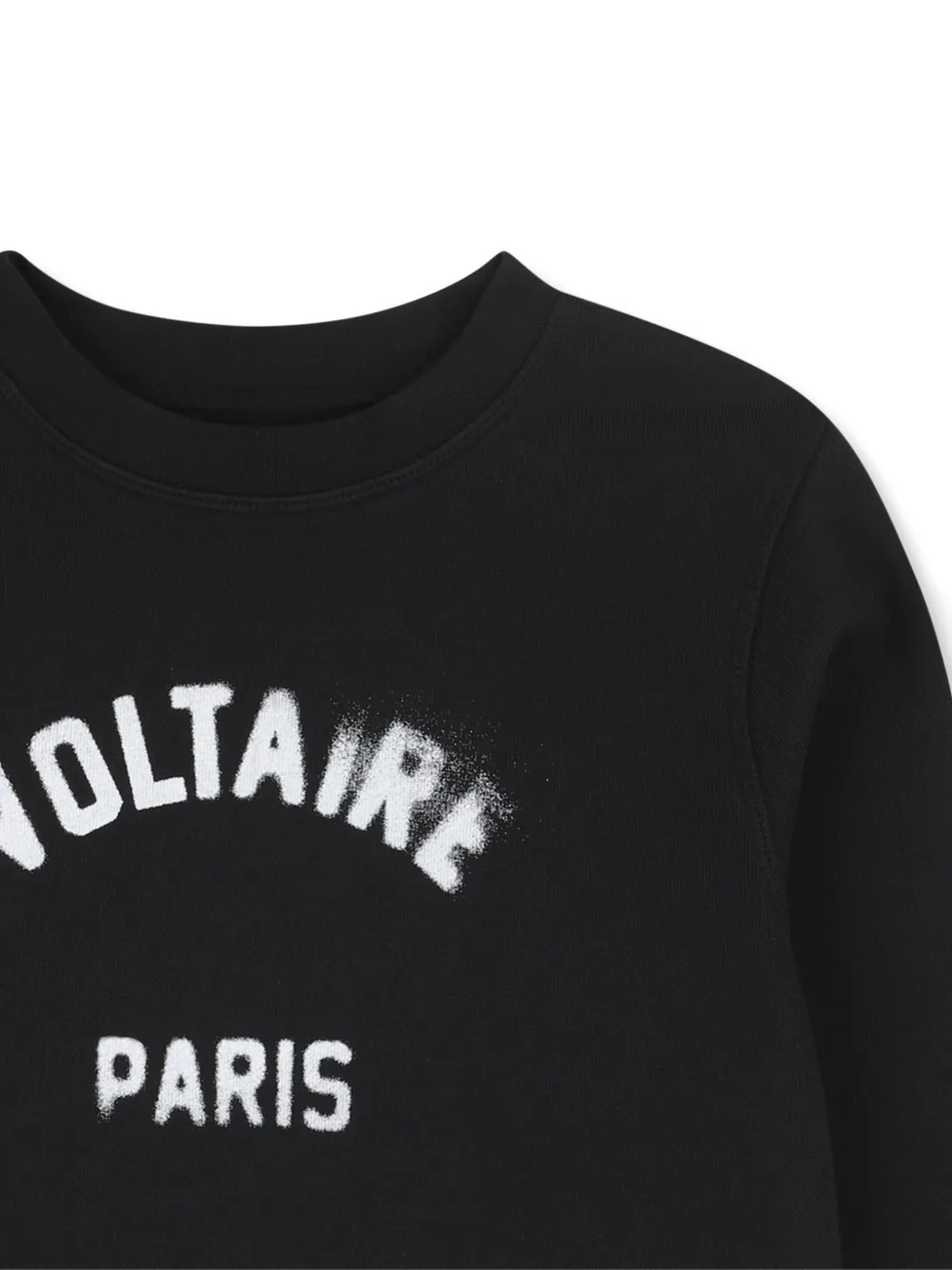 Толстовка с круглым вырезом Zadig & Voltaire Kids, черный — фото 3