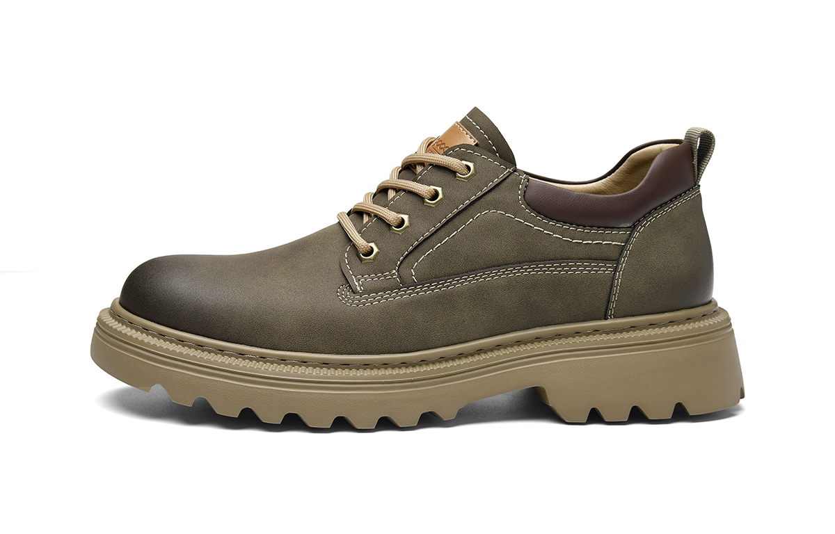 

HLA Винтажные рабочие ботинки и повседневная обувь мужские хаки, цвет Khaki