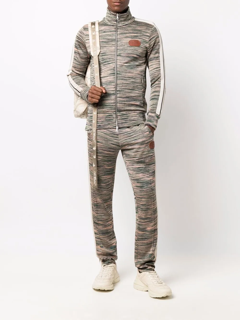 Спортивная куртка из коллаборации с Missoni PALM ANGELS, зеленый — фото 2