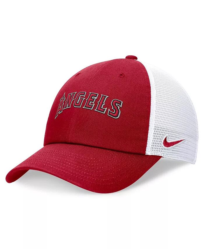 

Мужская красная кепка дальнобойщика с надписью Los Angeles Angels Evergreen, регулируемая Nike