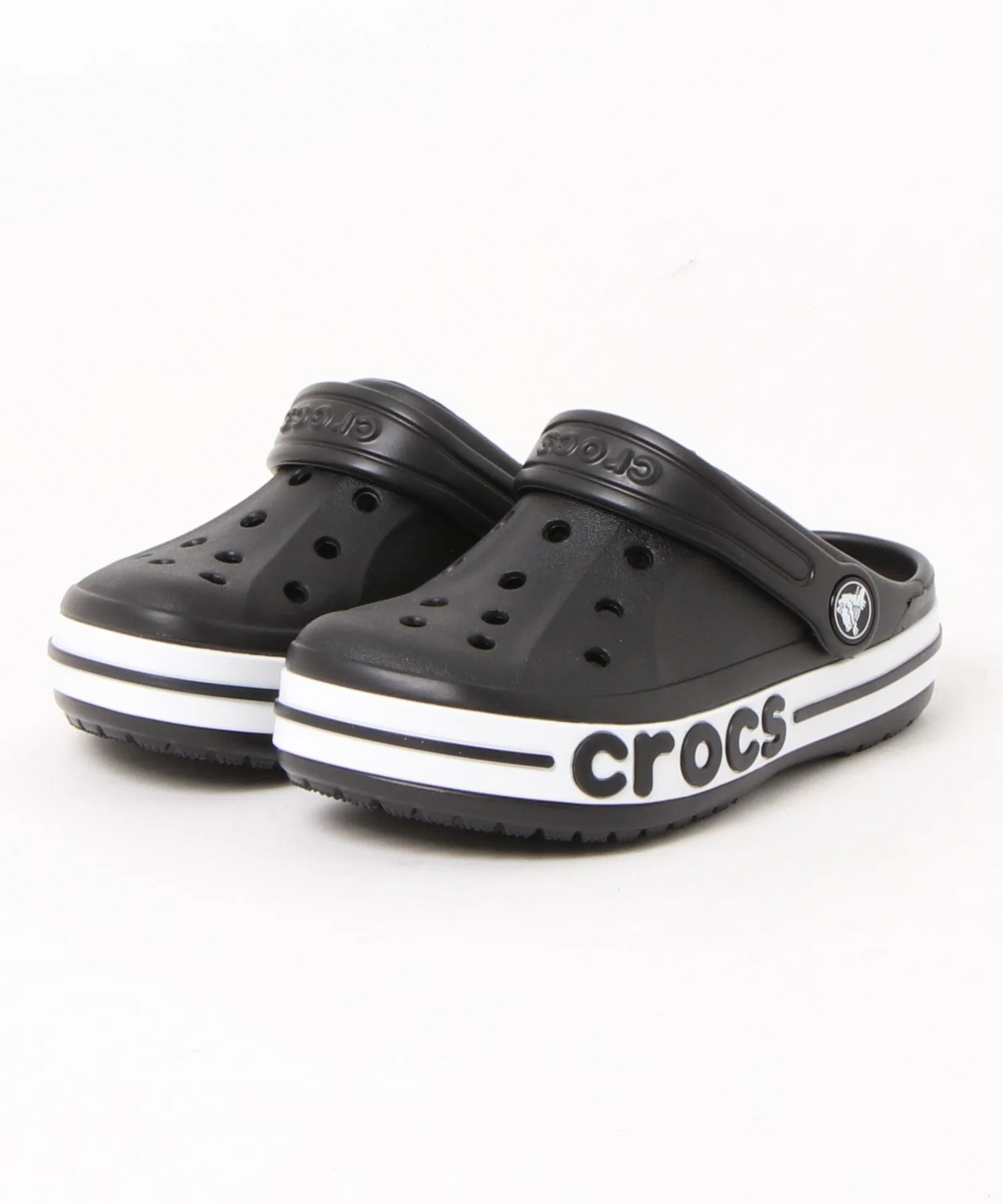 Детские сандалии Crocs Bayaband Clog чёрные