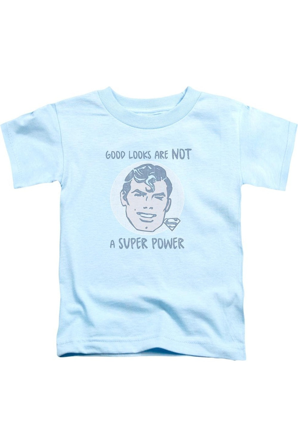

Футболка с коротким рукавом Superman Good Looks для малышей Gildan, светло-голубой