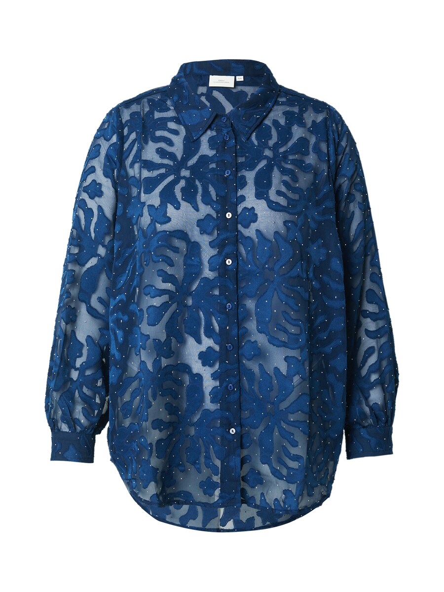 

Блуза ONLY Carmakoma CARDIAMO, темно-синий