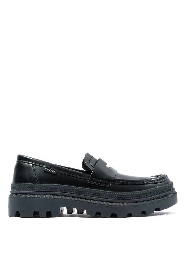 Туфли-лоферы, мокасины, кроссовки, модель Pallatrooper Moc, Unisex Palladium, черный