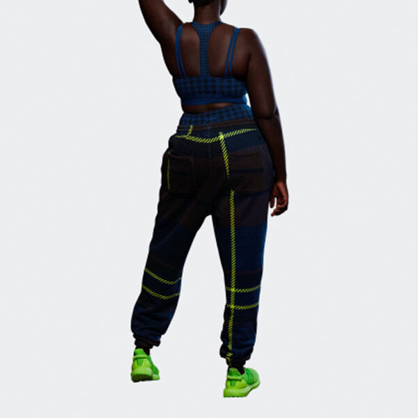 Спортивные штаны adidas originals x IVY PARK Crossover Contrast Color Stitching Bundle Feet Sports Pants/Trousers/Joggers Blue, синий — фото 4
