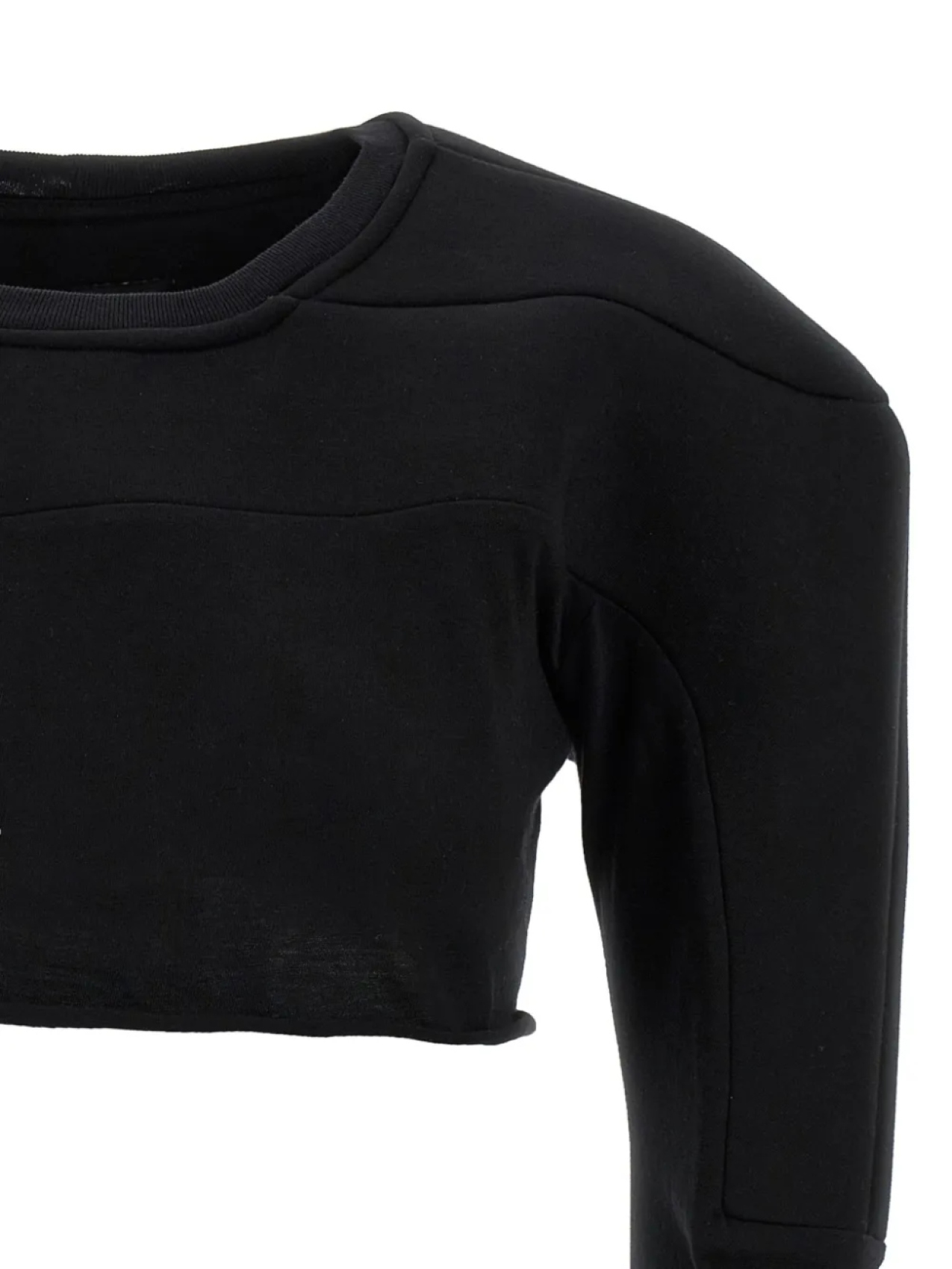 Свитер из хлопка с поясом Rick Owens x Champion, черный — фото 4
