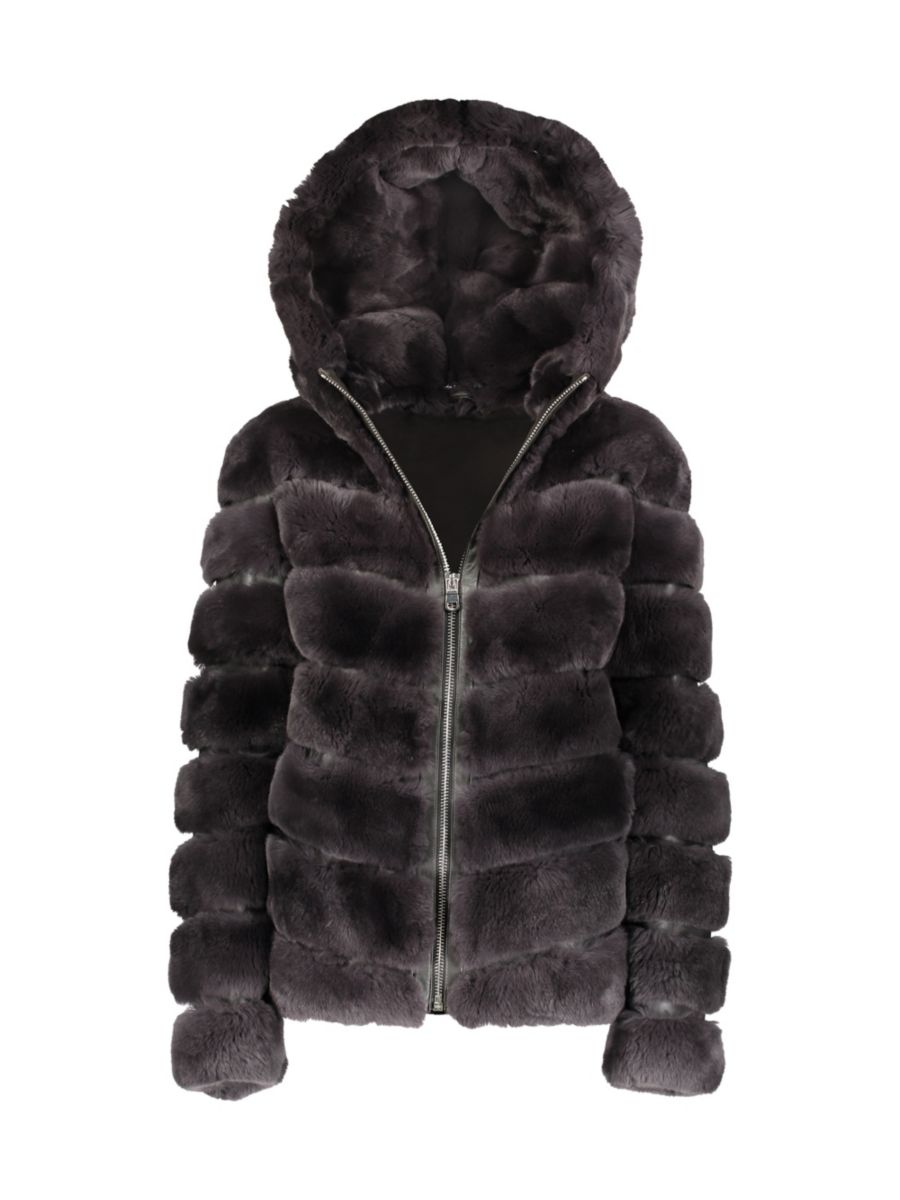 

Двусторонняя куртка из овчины с капюшоном Made For Generations WOLFIE FURS, коричневый