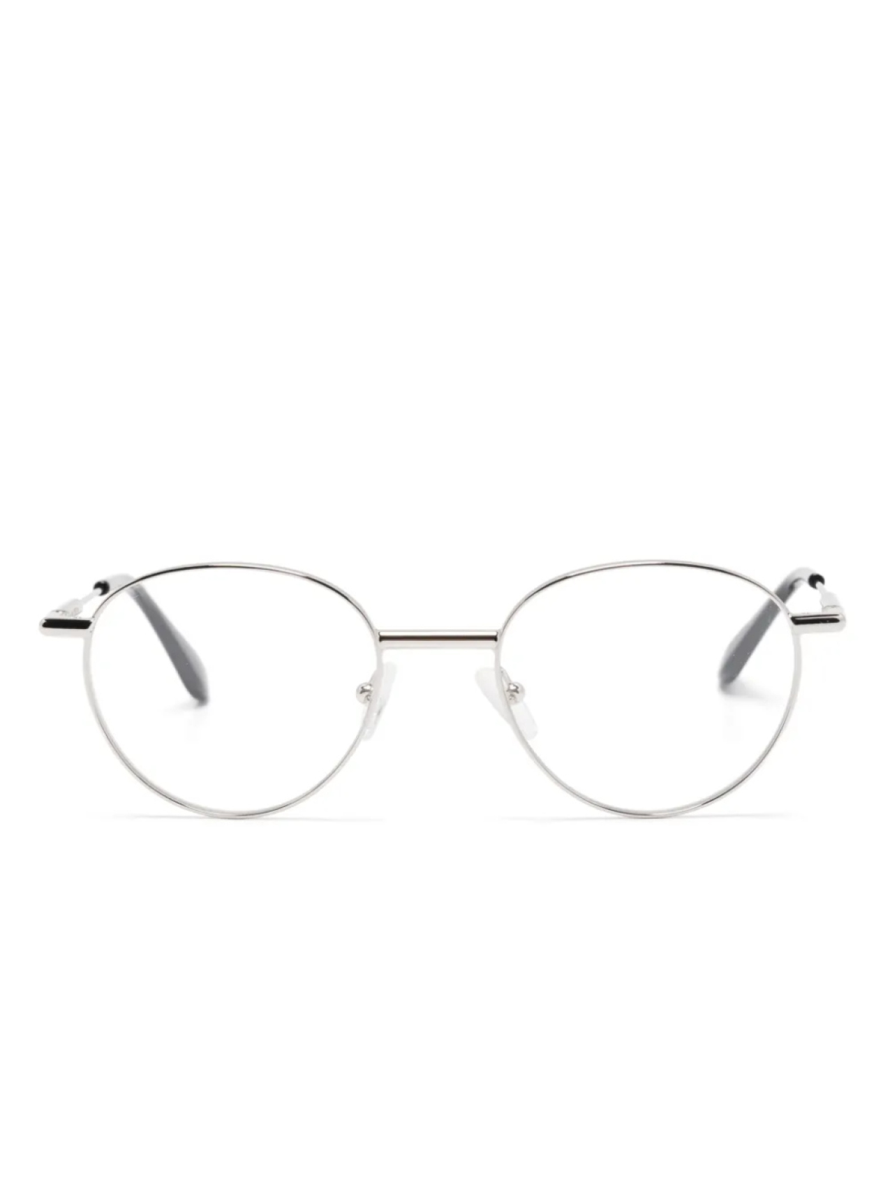 

Alexander McQueen Eyewear очки в круглой оправе, серебряный