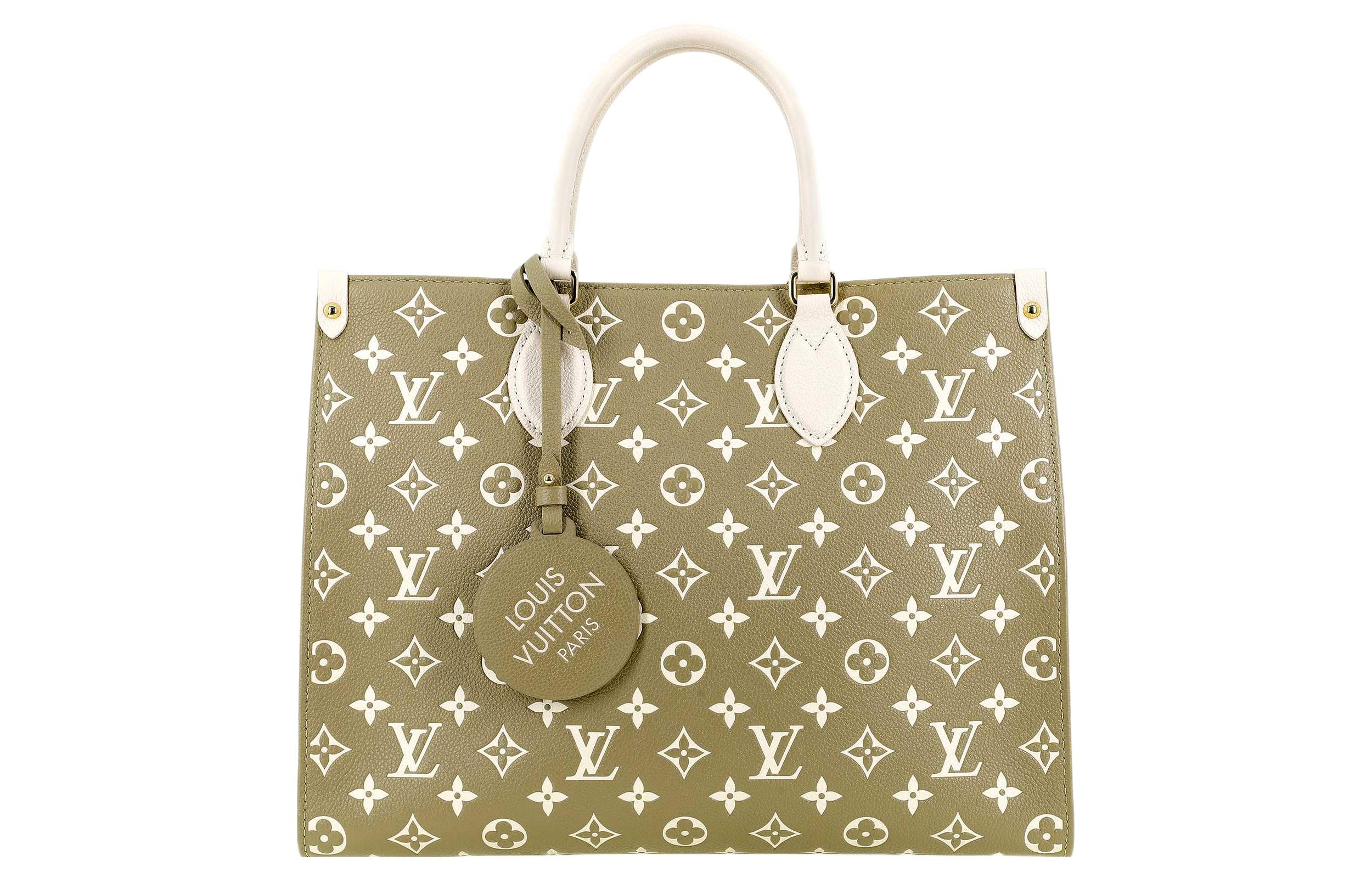 

Onthego Mm Хаки Зеленый/Бежевый/Кремовый LOUIS VUITTON