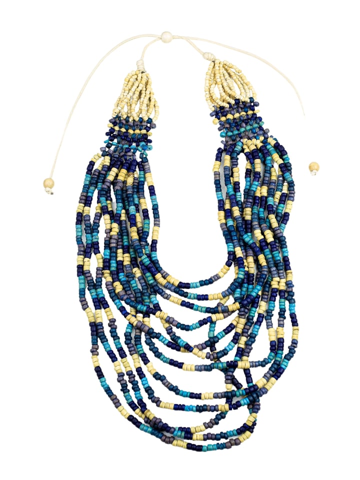 

Collezione alessandro Длинное ожерелье "Прато" синего цвета