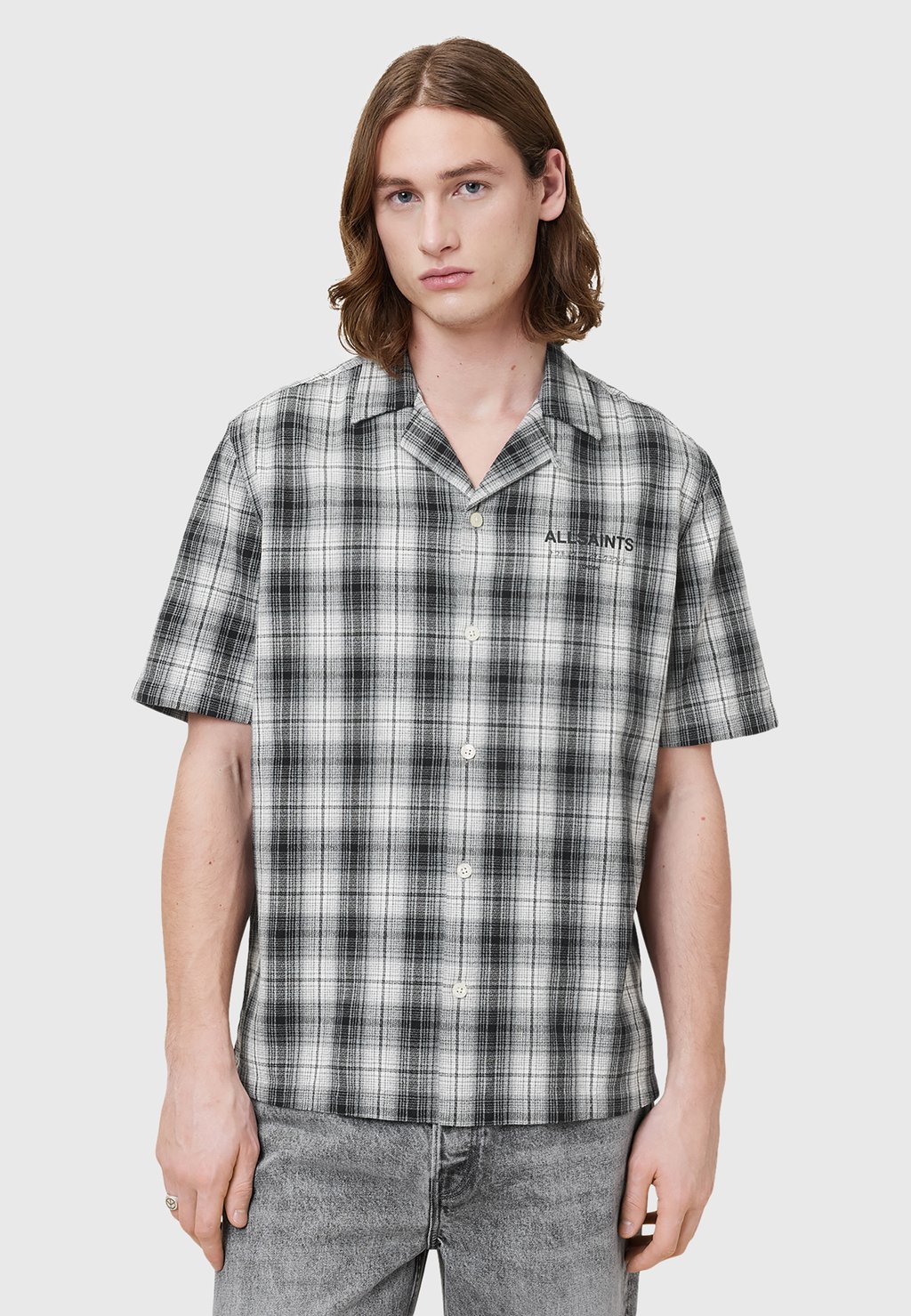 

Рубашка UNDERMONO AllSaints, серый