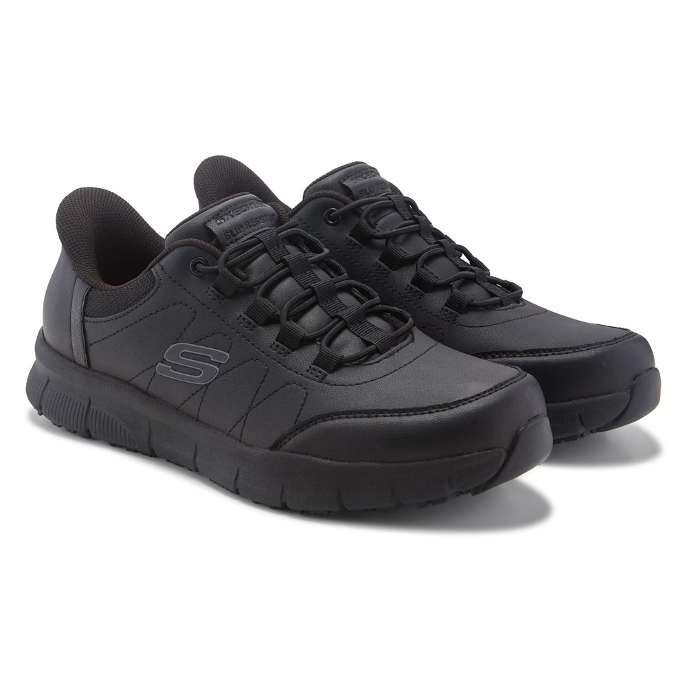 

Кроссовки для работы с антискользящей подошвой Slip-Ins Nampa Skechers Work, black