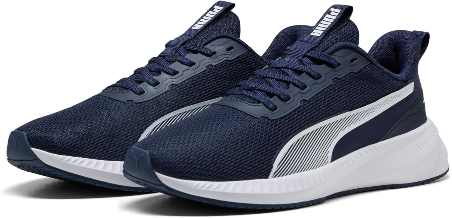 

Кроссовки PUMA Unisex-Adult Flyer Lite 3, белый/синий/темно-синий