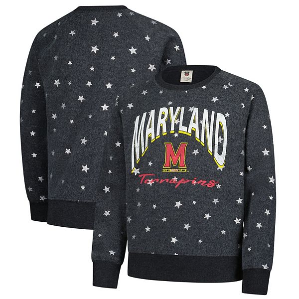 Детская толстовка Maryland Terrapins Shimmer Star Reverse черная Wes & Willy — фото 2