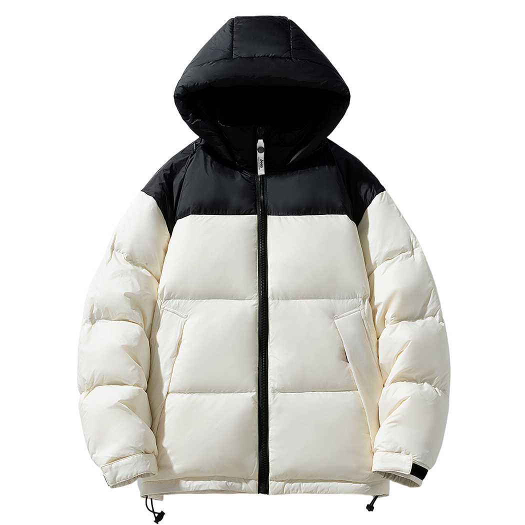 

Унисекс пуховики с капюшоном средней утепленности Jeep, оранжевый