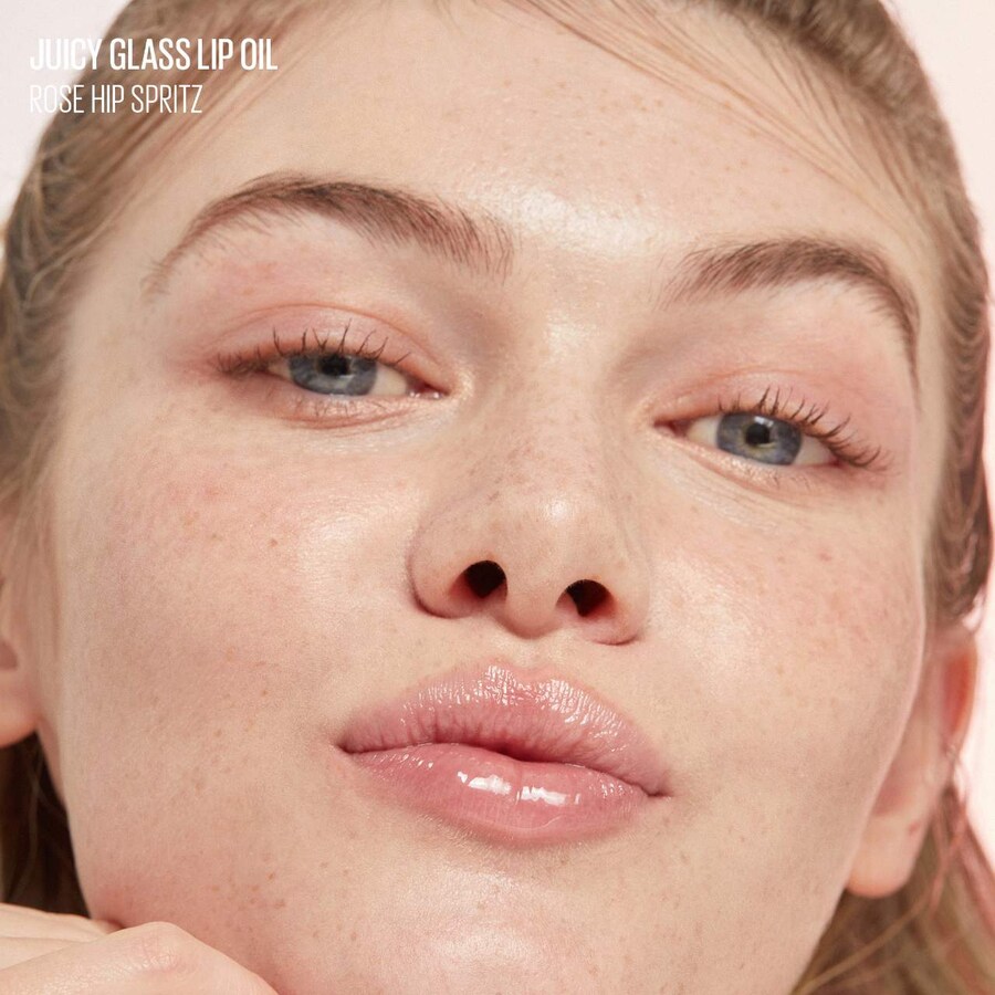 Масло для губ Juicy Glass Kaja, 0.13 oz /3.69 g, Rose Hip Spritz — фото 4