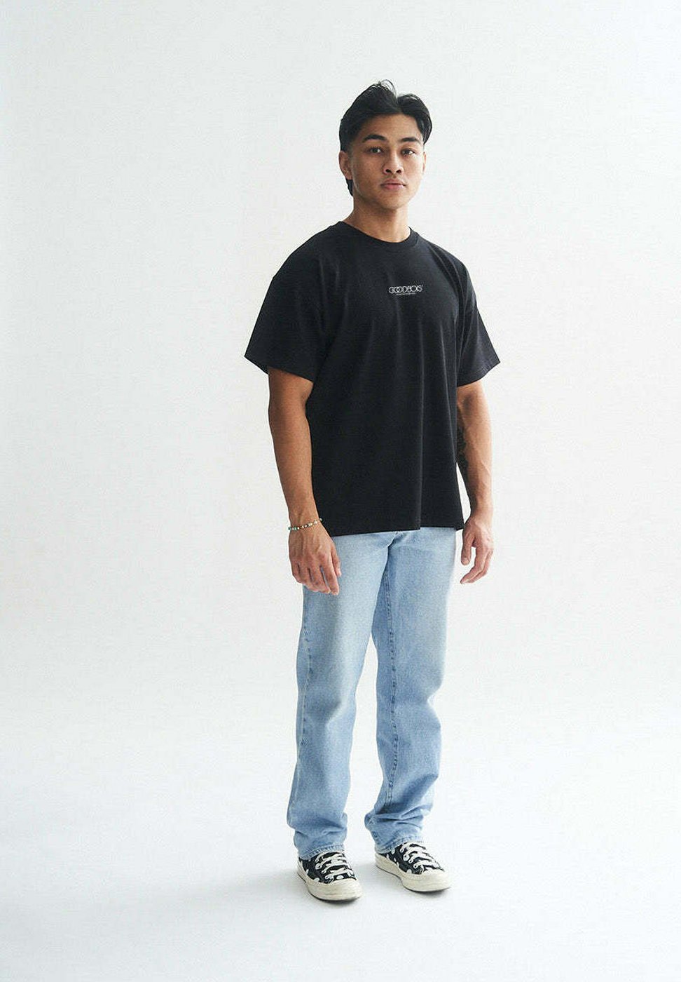 

Футболка с принтом GOODBOIS, черный