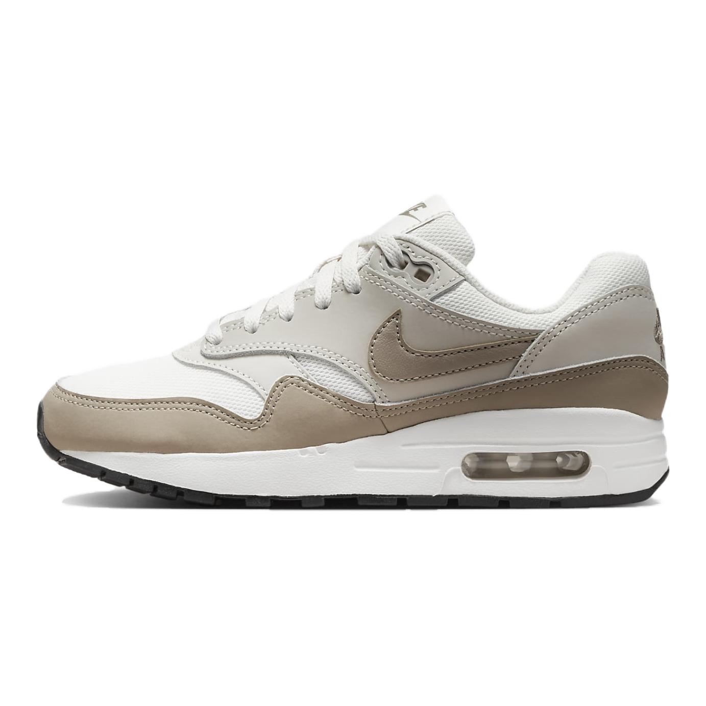 

Кроссовки Air Max 1 Low Top Kids Lifestyle для детей Nike, белый/коричневый