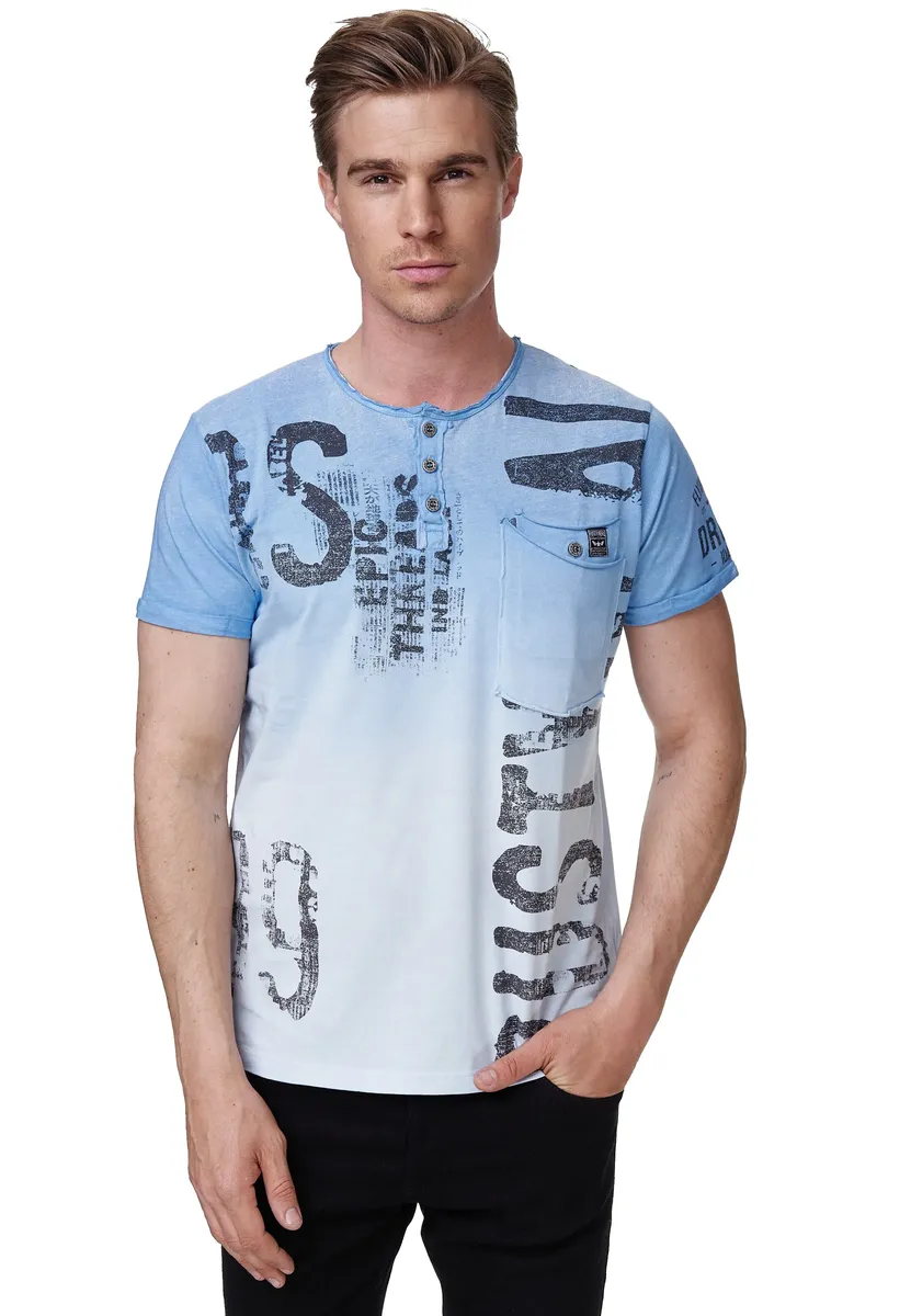 

Футболка Rusty Neal " Rusty Neal Shirt" с модным фирменным принтом, синий
