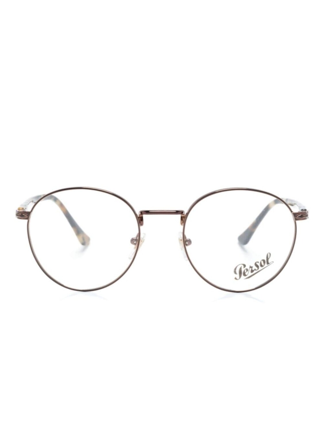 

Persol очки в круглой оправе черепаховой расцветки, коричневый