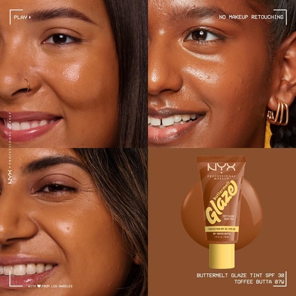 Nyx Professional Makeup Buttermelt Glaze Soft Glow Skin Tint с SPF 30 — фото 3