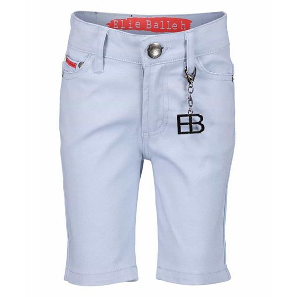 

Брюки-шорты для мальчиков slim fit из хлопкового твила Elie Balleh, Baby Blue