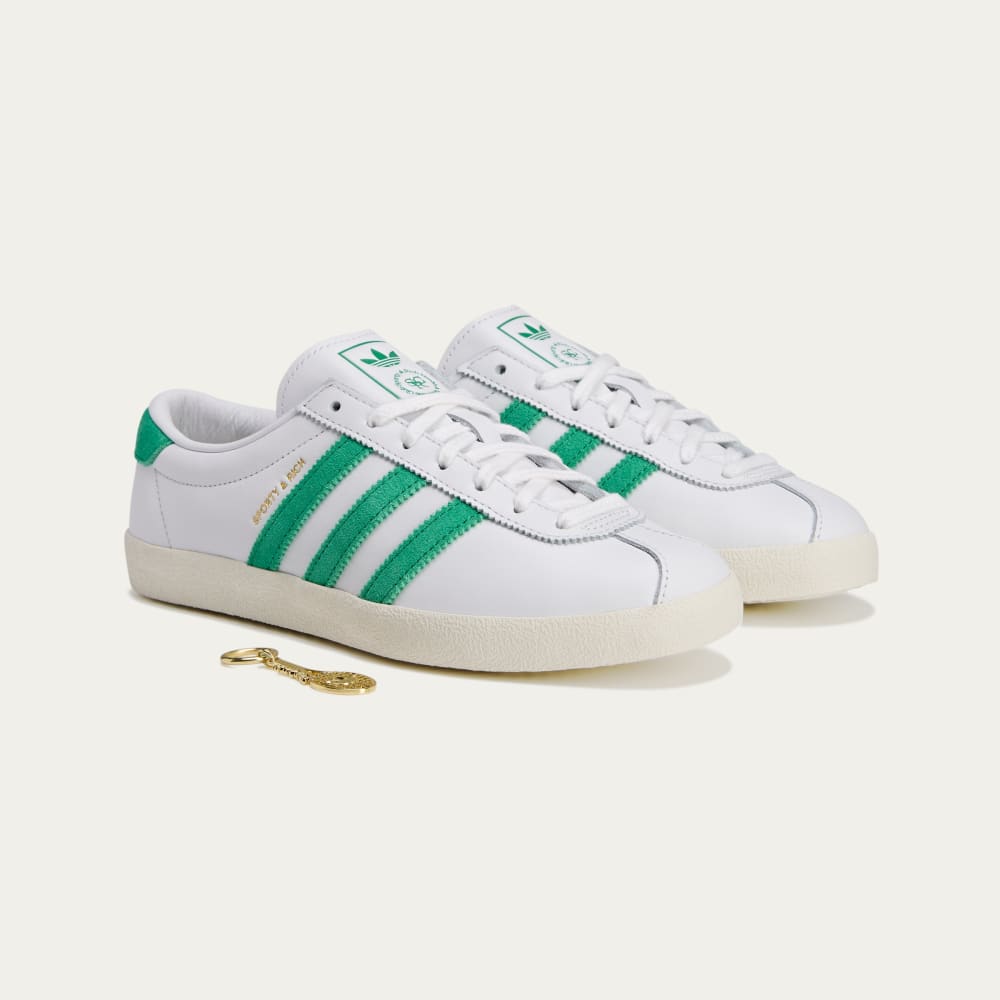 Кроссовки Adidas Sporty & Rich Blanc shoes, цвет Cloud White/Off White/Court Green — фото 4