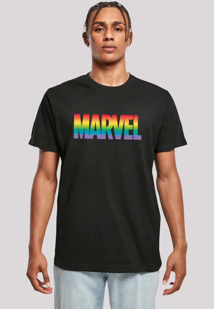 

F4NT4STIC Футболка "Marvel Pride", премиум качество, черный