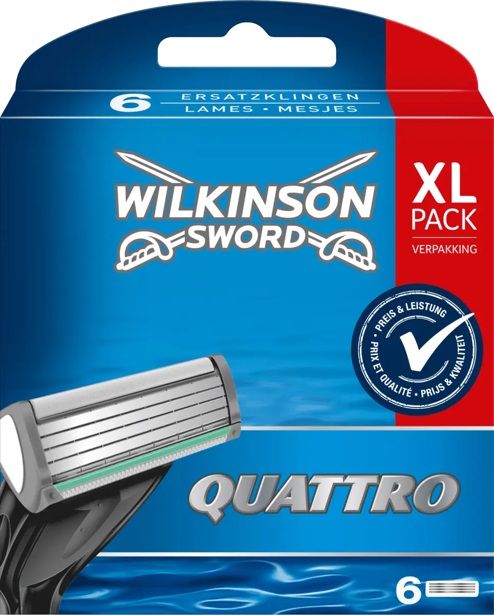 

Лезвия для бритвы Quattro 6 шт. WILKINSON SWORD