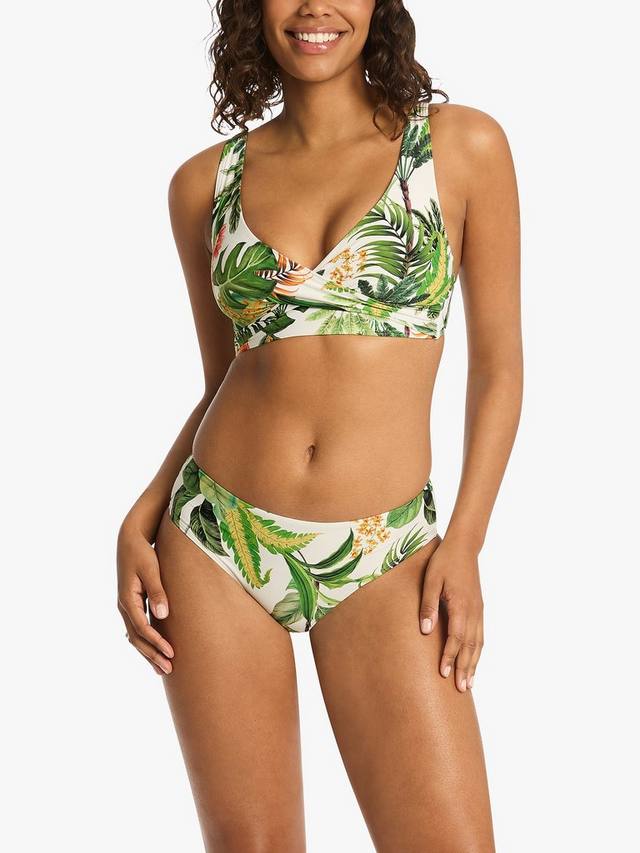 

Топ бикини lotus x спереди Sea Level, белый/разноцветный