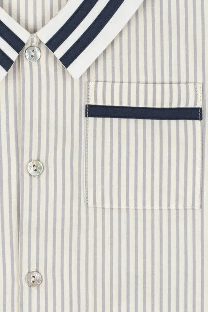 Рубашка хлопковая ALLIE SAILOR SHIRT Konges Sløjd, белый — фото 4