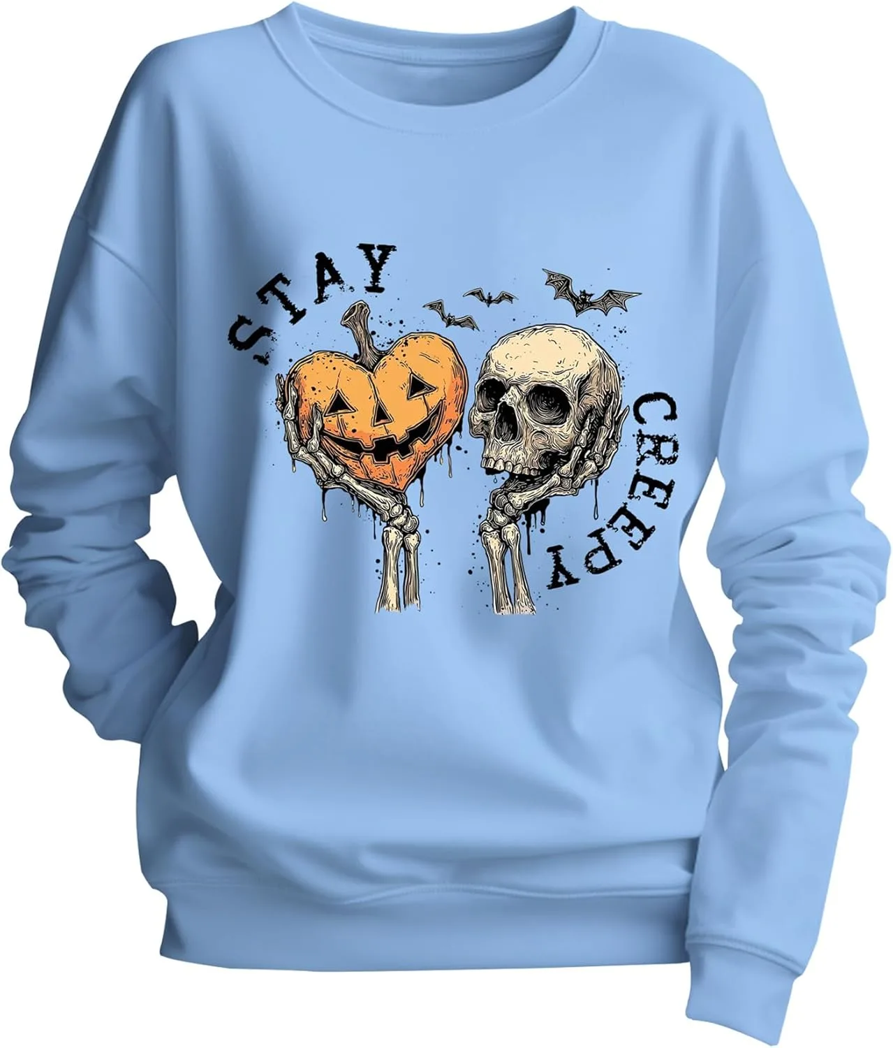 

Толстовка Stay Creepy с длинным рукавом Yuisi Doxn