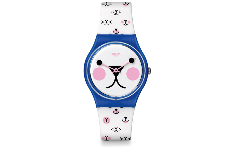 

Унисекс белые часы GN241 SWATCH