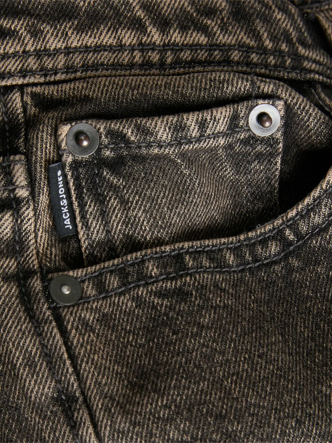 Широкие джинсы 'JJIron JJOriginal' Jack & Jones Junior, Black Denim — фото 3